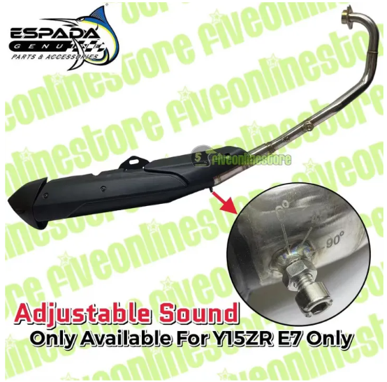 Exhaust Espada Std Cutting 100% Original Ekzos Pipe E5 Y15ZR - By SEA Courier Method 🚢