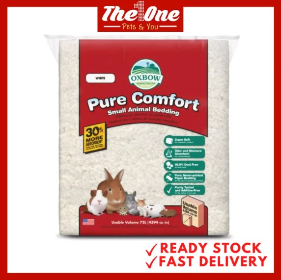 Oxbow Pure Comfort White Blend 72L 36L Hamster Bedding Small Animals - By AIR Courier Method 🛫