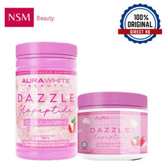 AURAWHITE BEAUTY DAZZLE GLOPEPTIDE COLLAGEN 800GRAM / 400GRAM [100% ORIGINAL HQ] -By Sea Courier Method🚢📦