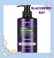 KUNDAL Honey & Macadamia Hair Treatment - Cherry Blossom/WHITE MUSK/YLANG /PINK GRAPEFRUIT 500mL blackberry lychee PEACH -By Sea Courier Method🚢📦