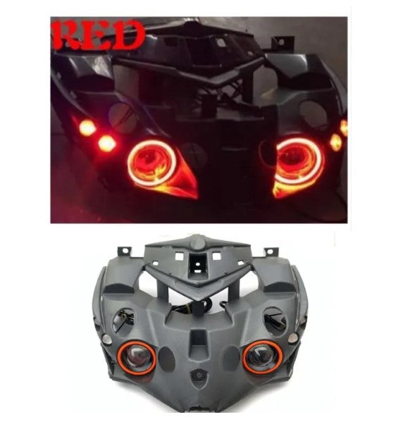 Yamaha Y15ZR Eagle Eye Led Red Color With Led Signal -By Sea Courier Method 🚢📦