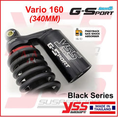 YSS Vario160 (340MM) G-Sport [Free Heavy Duty Spring]. Adjustable absorber monoshock GSport Vario 160 Honda, Original Th -By Sea Courier Method 🚢📦