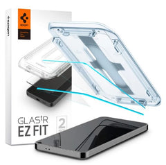 SPIGEN 2Pack Screen Protector for Galaxy S24 Series [EZ Fit] Auto-Installation Kit for Flawless Application / Samsung Galaxy S24 Plus Glass -By Sea Courier Method 🚢📦