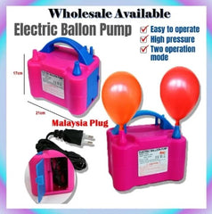 The Gift Balloon Air Electric Pump For Party Decoration Events Belon Eletrick Pam Portable Dual Nozzle Belon Blower -By Sea Courier Method 🚢🎁