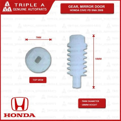 Honda Civic SNA 2008 Side Mirror Door Gear, 7mm, 18mm -By Sea Courier Method 🚢🎁