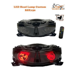 Flashmotor RSX150 RSX Head Lamp Custom LED C1 C2 Rotatable Eagle Eye 3 Months Warranty (Bluetooth & Remote Control) -By Sea Courier Method 🚢🎁