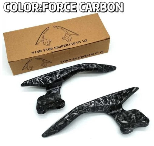 LC135 V8 Y15ZR Y16ZR SYM VF3i SPOILER FORGE CARBON CELUB 2 PCS L BAR SEAT HANDLE -By Sea Courier Method 🚢🎁