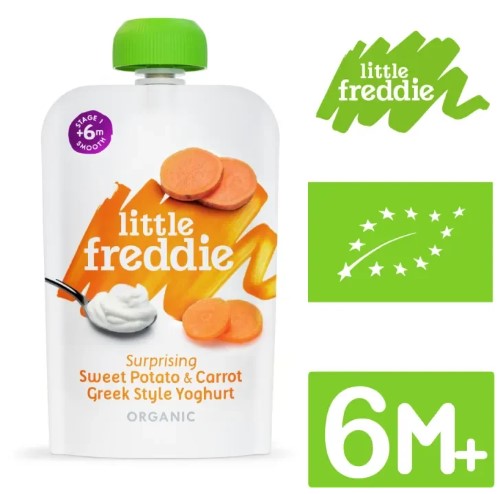 Little Freddie Organic Pouches 6m+ -By Sea Courier Method 🚢🎁