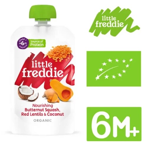 Little Freddie Organic Pouches 6m+ -By Sea Courier Method 🚢🎁