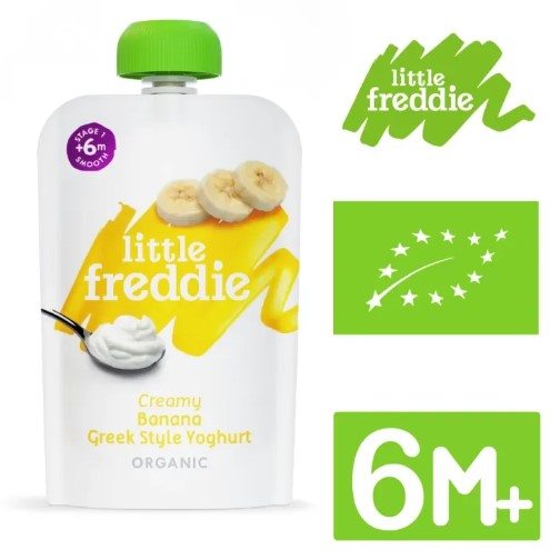 Little Freddie Organic Pouches 6m+ -By Sea Courier Method 🚢🎁