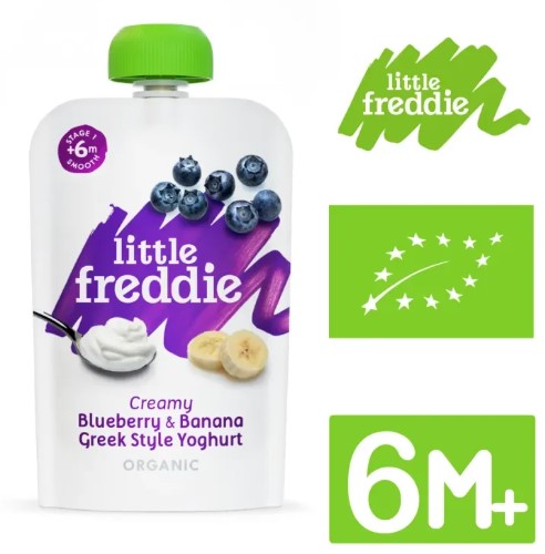 Little Freddie Organic Pouches 6m+ -By Sea Courier Method 🚢🎁