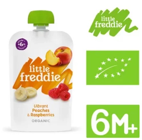 Little Freddie Organic Pouches 6m+ -By Sea Courier Method 🚢🎁