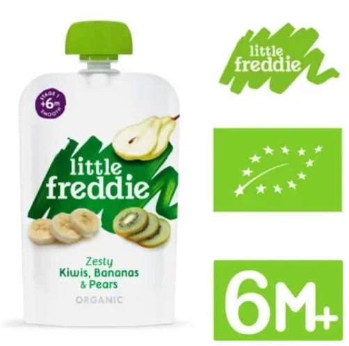 Little Freddie Organic Pouches 6m+ -By Sea Courier Method 🚢🎁