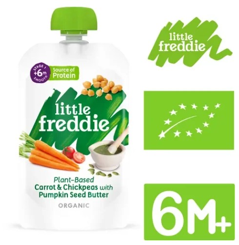 Little Freddie Organic Pouches 6m+ -By Sea Courier Method 🚢🎁