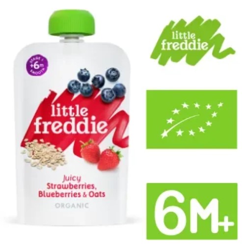 Little Freddie Organic Pouches 6m+ -By Sea Courier Method 🚢🎁