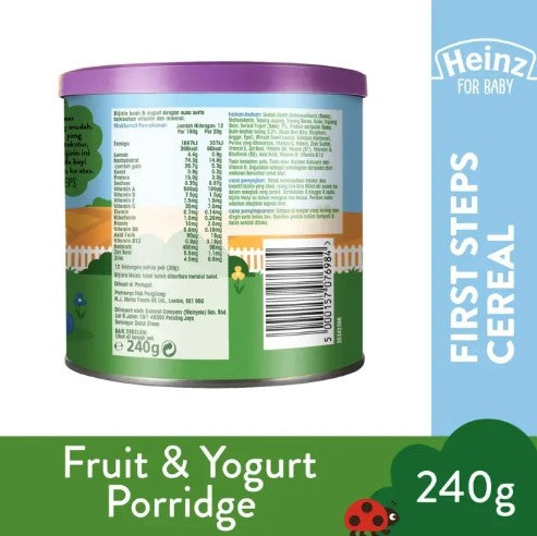 Heinz First Steps Fruit Yogurt Porridge (240g) -By Sea Courier Method 🚢🎁