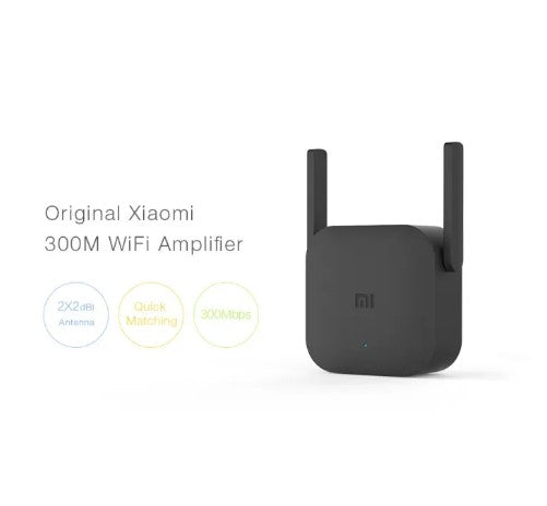 Original Xiaomi Wifi Pro R03 300M 2.4G WiFi Extender Repeater Pro Amplifier with 2 Antenna Mijia Range Extender Stable Network -By Sea Courier Method