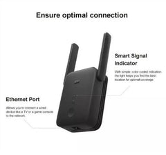 Original Xiaomi Wifi Pro R03 300M 2.4G WiFi Extender Repeater Pro Amplifier with 2 Antenna Mijia Range Extender Stable Network -By Sea Courier Method