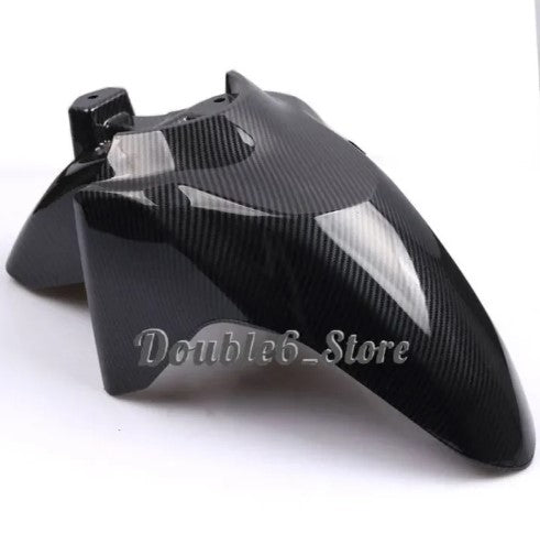 HONDA VARIO 150 VARIO 125 FRONT FENDER MUDGUARD DEPAN CARBON FIBRE ORIGINAL CARBON CF VARIO125 VARIO150 -By Sea Courier Method