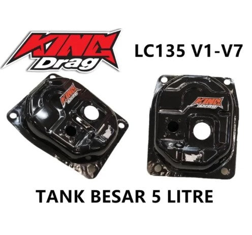 KING DRAG FUEL TANK LC135 TANGKI BESAR LC 135 KING DRAG KINGDRAG 5 LITRE BIG TANK -By Sea Courier Method 🚢🎁