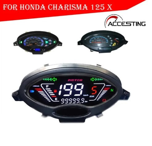 DIGITAL METER Motorcycle Speedometer Full LCD meter Assy For Honda Charisma 125 X & D Wave125S innovation 125 NOVA 125 -By Sea Courier Method 🚢🎁