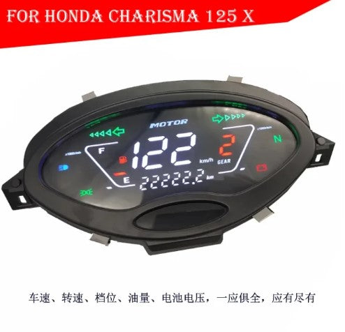 DIGITAL METER Motorcycle Speedometer Full LCD meter Assy For Honda Charisma 125 X & D Wave125S innovation 125 NOVA 125 -By Sea Courier Method 🚢🎁