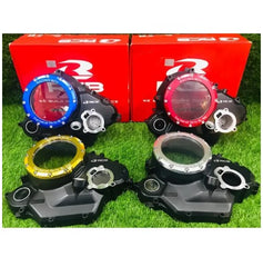 RCB Engine Cover Clutch Cover Yamaha Y15 R15 Y16 Blue Racing Boy Engine Cover Transparent -By Sea Courier Method 🚢📦