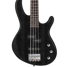 Cort Action PJ Electric Bass Guitar with Gigbag - Open Pore Black (Action-PJ / ActionPJ) -By Sea Courier Method 🚢📦