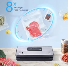 INKBIRD INK-VS02 Automatic Vacuum Sealer Packer Food Sealer Sous Vide Food Saver Vacuum Sealer Machine 8X Longer Food Freshness -85kpa Efficient Vacuum Pump -By Sea Courier Method 🚢📦