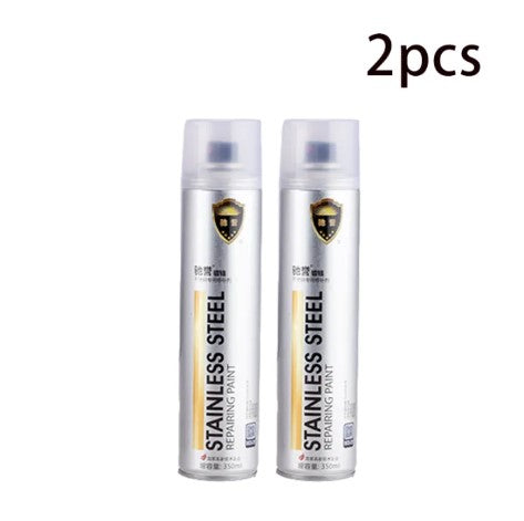 No Rust Chrome Paint Spray Plated Steel Wheel Spray Color 350mL Car Chrome Car Rust Remover Stainless Steel Paint -By Sea Courier Method 🚢📦