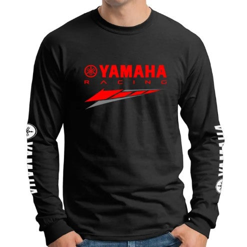 Yamaha Motorcycle Motorbike Biker Rider Sport Long Sleeve T-Shirt 3 -By Sea Courier Method 🚢📦