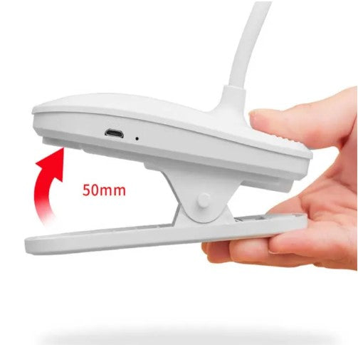 Clip-on LED Student Eye Protection Table Lamp Rechargeable Learning Reading Bedside Lamp -By Sea Courier Method 🚢📦