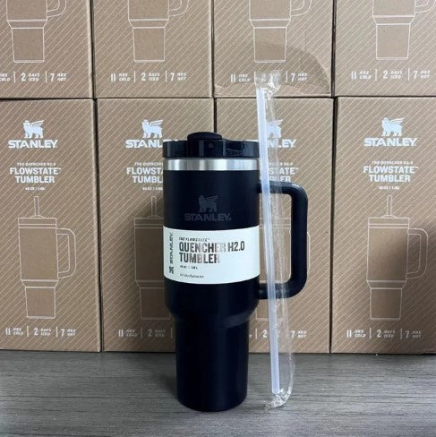 Stanley Adventure Quencher H2.0 Tumbler with Handle Stainless Steel 40 Oz Water Bottle Vacuum Insulated Travel Cup417 -By Sea Courier Method 🚢📦