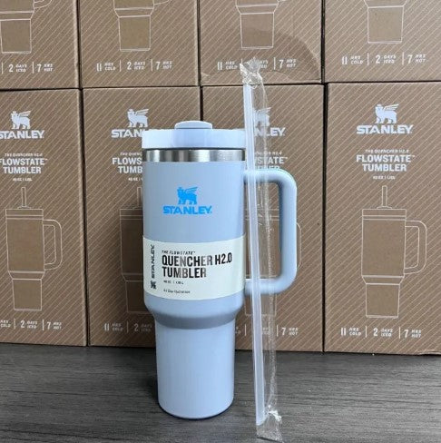 Stanley Adventure Quencher H2.0 Tumbler with Handle Stainless Steel 40 Oz Water Bottle Vacuum Insulated Travel Cup417 -By Sea Courier Method 🚢📦