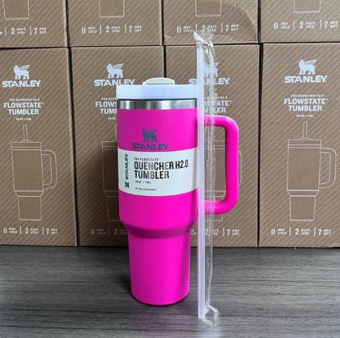 Stanley Adventure Quencher H2.0 Tumbler with Handle Stainless Steel 40 Oz Water Bottle Vacuum Insulated Travel Cup417 -By Sea Courier Method 🚢📦