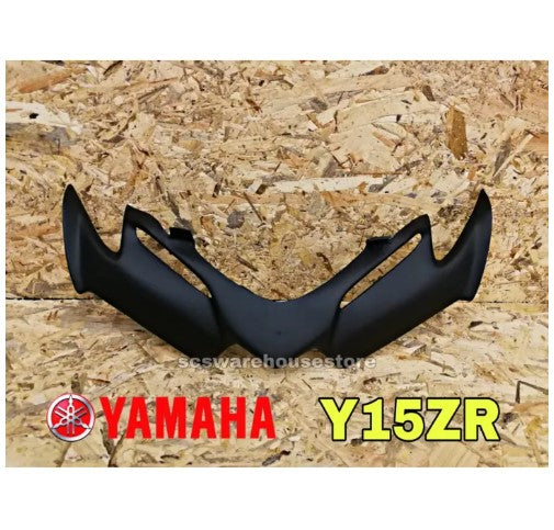 Winglet Y15ZR Fiber Glass (Matt Black) Yamaha Ysuku Y15 -By Sea Courier Method 🚢📦