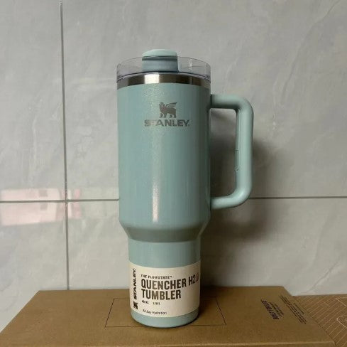 Asal Stanley 40oz Quengher H2.0 Tumbler dengan tudung jerami keluli tahan karat kopi Termos piala kereta cawan vakum cwan -By Sea Courier Method 🚢📦