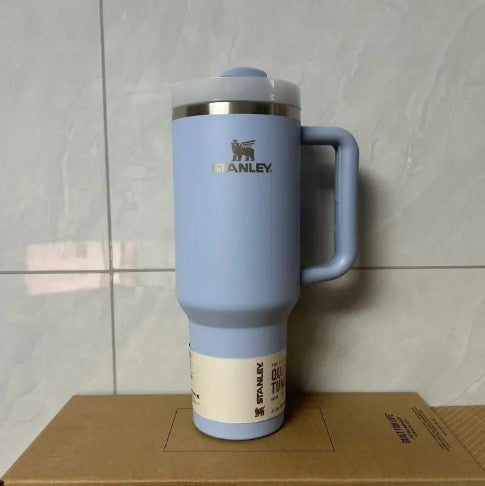 Asal Stanley 40oz Quengher H2.0 Tumbler dengan tudung jerami keluli tahan karat kopi Termos piala kereta cawan vakum cwan -By Sea Courier Method 🚢📦