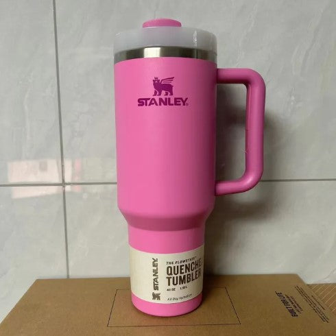 Asal Stanley 40oz Quengher H2.0 Tumbler dengan tudung jerami keluli tahan karat kopi Termos piala kereta cawan vakum cwan -By Sea Courier Method 🚢📦