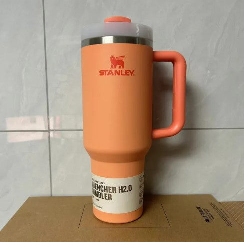 Asal Stanley 40oz Quengher H2.0 Tumbler dengan tudung jerami keluli tahan karat kopi Termos piala kereta cawan vakum cwan -By Sea Courier Method 🚢📦