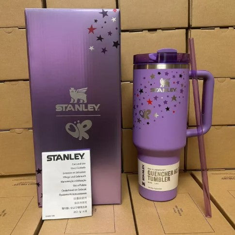 Asal Stanley 40oz Quengher H2.0 Tumbler dengan tudung jerami keluli tahan karat kopi Termos piala kereta cawan vakum cwan -By Sea Courier Method 🚢📦