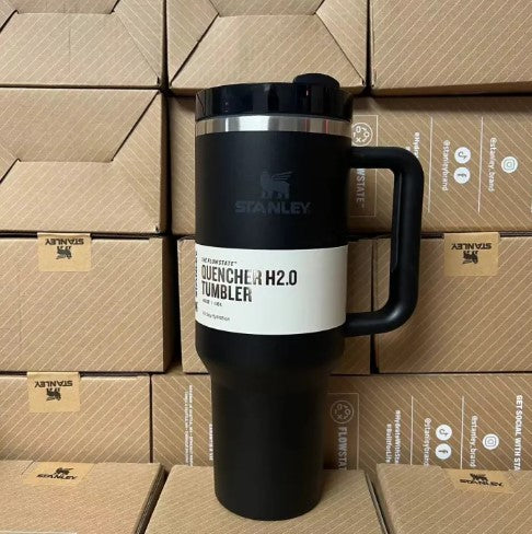 Asal Stanley 40oz Quengher H2.0 Tumbler dengan tudung jerami keluli tahan karat kopi Termos piala kereta cawan vakum cwan -By Sea Courier Method 🚢📦