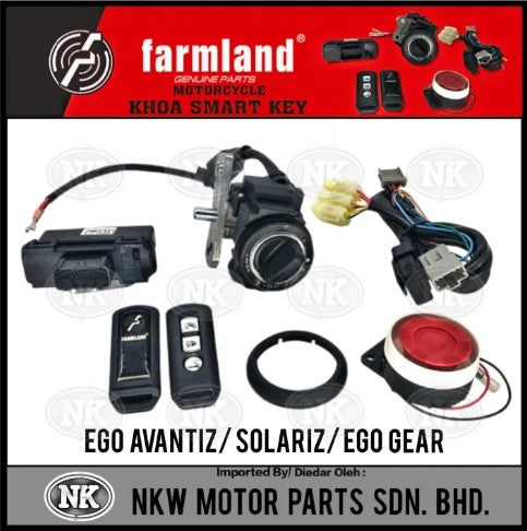 SMART KEYLESS REMOTE SWITCH SET - YAMAHA - EGO AVANTIZ / EGO SOLARIZ/ EGO S F.i/ EGO LC F.i/ EGO GEAR (FARMLAND) -By Sea Courier Method 🚢📦