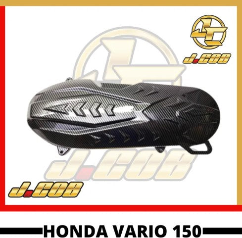COMBO SET HONDA.VARIO.150.ARM.CASE. ENGINE COVER.AIR FLITER CASE COVER CARBON -By Sea Courier Method 🚢📦