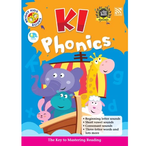 Pelangi Preschool Workbook Bright Kids K1 & K2 Phonics (For aged 4-6) -By Sea Courier Method 🚢📦