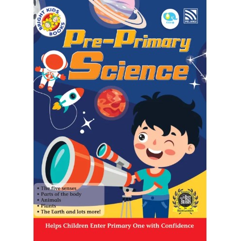 Pelangi Preschool Workbook Bright Kids Pre-Primary Series (For aged 5+) -By Sea Courier Method 🚢📦