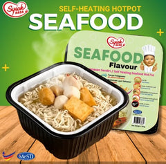 Syiok Rasa [MUSLIM PRODUCT] TomYam Kung/Curry Kaw/Seafood Self-Heating Hotpot - 250g -By Sea Courier Method 🚢📦