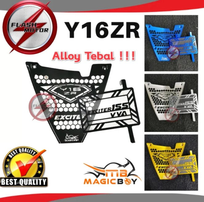 Flashmotor Y16ZR Y16 Magic Boy Alloy Engine Cover & Alloy Coolant Cover Radiator Cover Protector -By Sea Courier Method 🚢📦