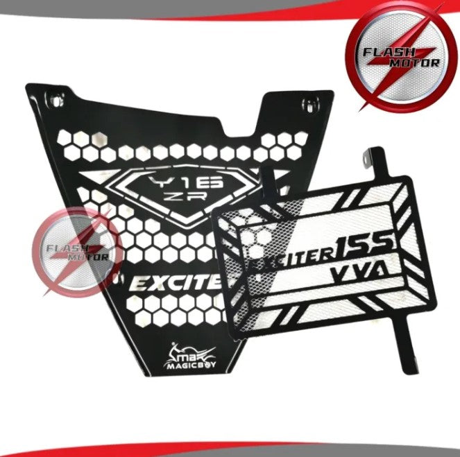 Flashmotor Y16ZR Y16 Magic Boy Alloy Engine Cover & Alloy Coolant Cover Radiator Cover Protector -By Sea Courier Method 🚢📦
