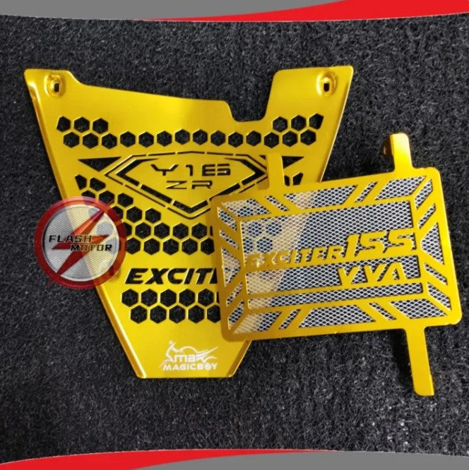 Flashmotor Y16ZR Y16 Magic Boy Alloy Engine Cover & Alloy Coolant Cover Radiator Cover Protector -By Sea Courier Method 🚢📦